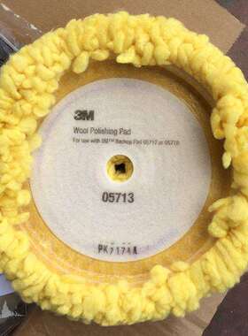 05713 羊毛球原装进口8寸单面自粘式汽车家具喷漆镜面抛光羊毛轮