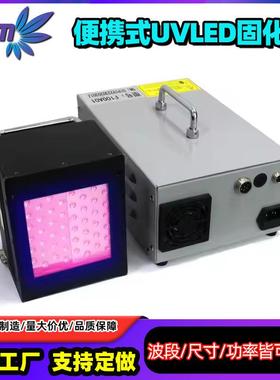 便携uvled固化灯365/385/395/405nm油墨涂层无影胶uv固化设备厂家