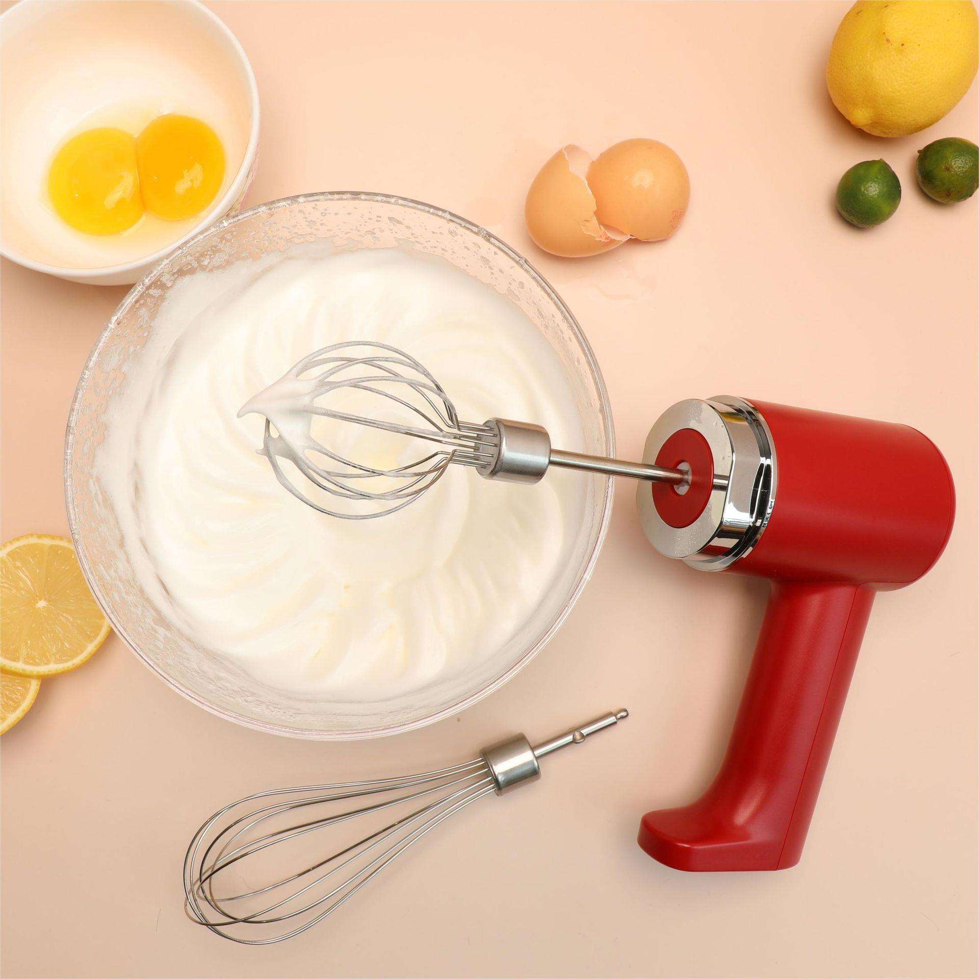 跨境爆款出口打蛋机无线电动家用迷你打发奶油蛋糕烘焙手持搅拌器