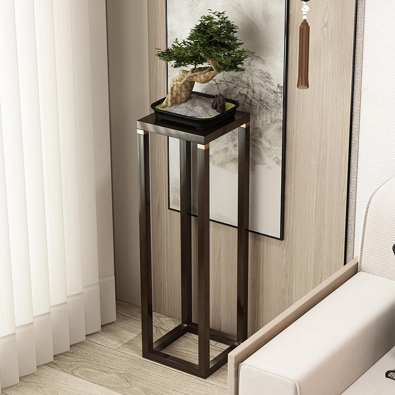 复古花台室内落地花几实木中式花架置物架客厅绿萝花架楠竹花盆架