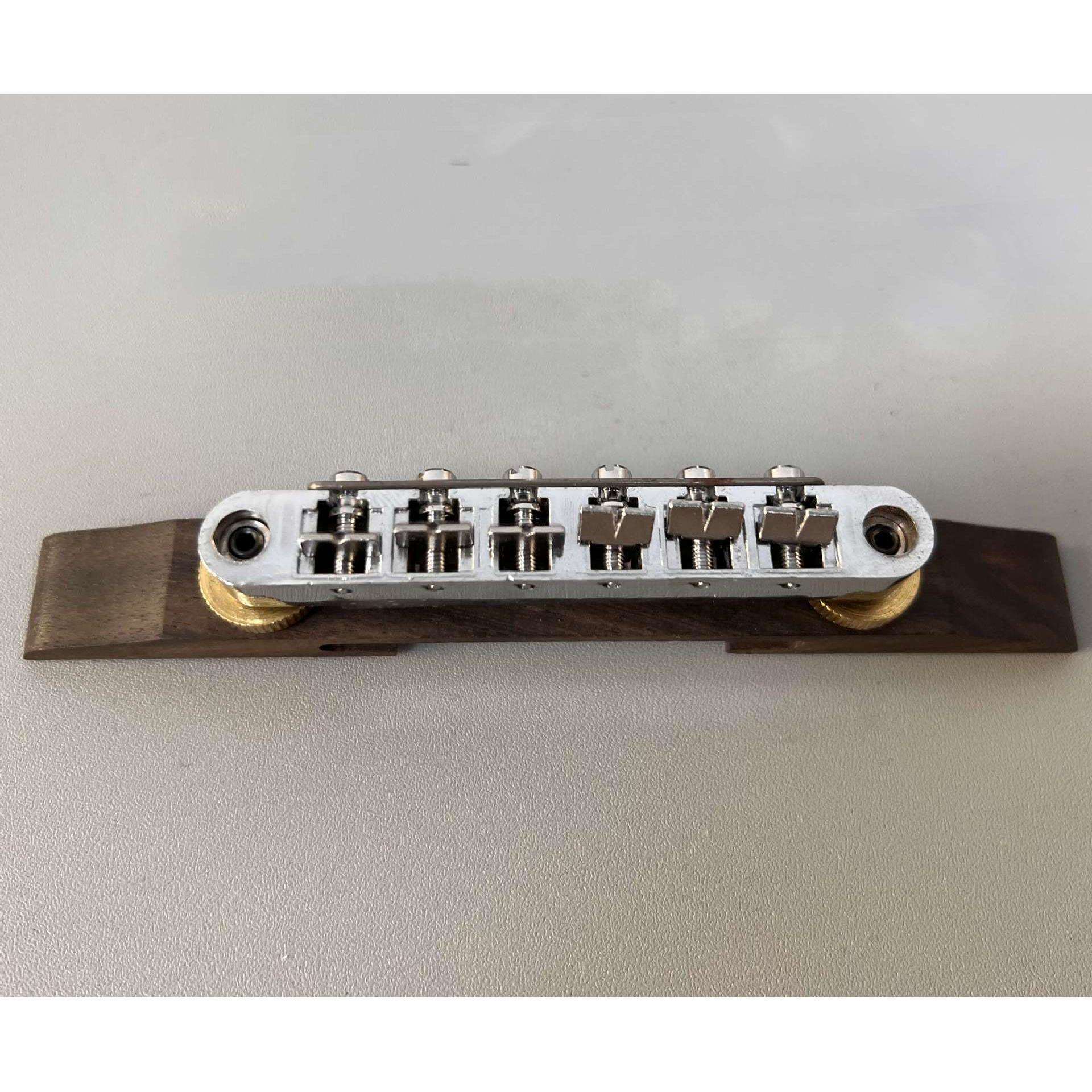 爵士电吉他琴桥套装爵士电吉他滚珠琴桥玫瑰木木下码琴桥吉他配件