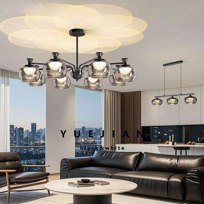 意式极简客厅吊灯2025新款设计师创意大厅主灯现代简约轻奢高级感