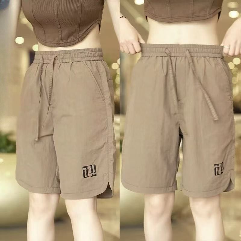 运动裤男冰丝短裤夏季薄款直筒五分裤大尺码时尚休闲 裤潮流,男装,短裤,淘宝优惠券,粉丝福利购,淘宝优惠卷