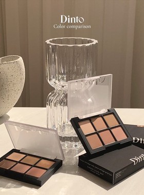 博主推荐!6色简单实用现货韩国dinto眼影盘不参加7天无理由