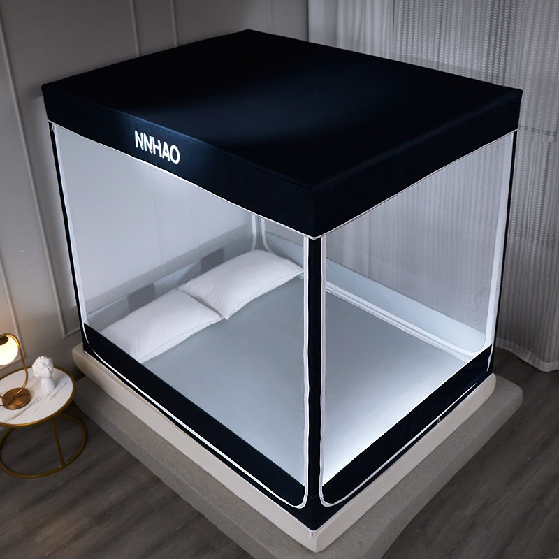 新款蚊帐防摔儿童宝宝加厚蒙古包家用支架固定u型全包底防尘顶布,床上用品,蚊帐,淘宝优惠券,粉丝福利购,淘宝优惠卷