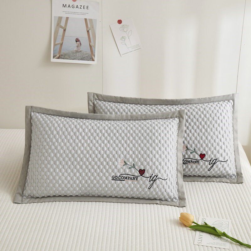 儿童枕头套30*50cm婴儿小号单人幼儿I园小学生专用亲肤透气枕芯套