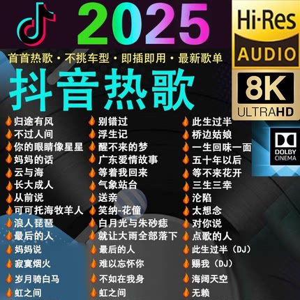车载u盘歌曲2025无损高品质即插即放音乐少女粉u盘官方旗舰店正品