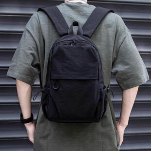 法国小型双肩包男女潮牌轻便学生书包徒步运动旅行揹包