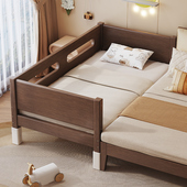 实木拼接床加宽床边儿童床单人小床婴儿床拼接大床床加宽拼接神器