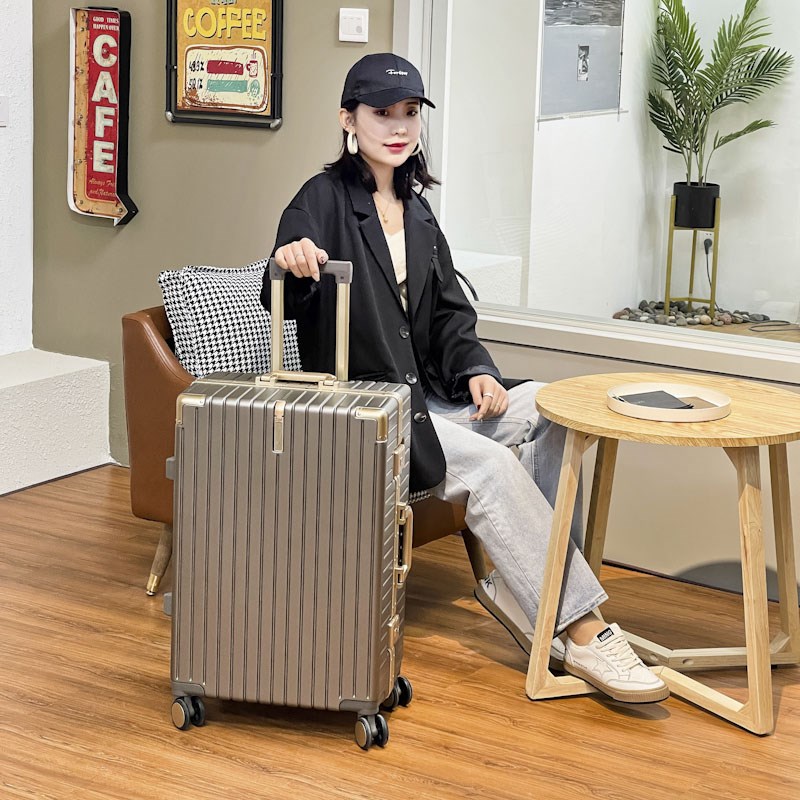 超轻行李箱结实耐用女学生22寸万向轮26铝框24旅行箱20寸登机箱28