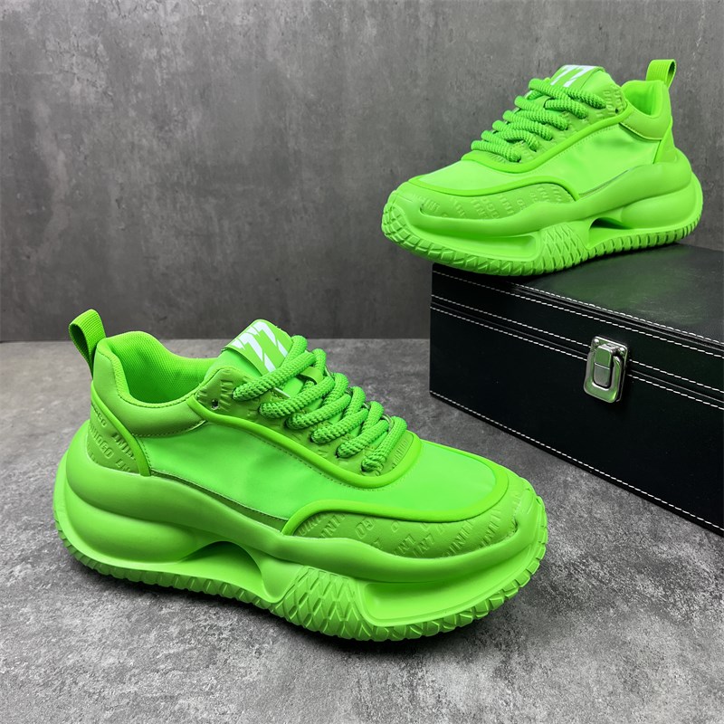 老爹鞋男款2025夏季新款透气百搭厚底运动鞋潮牌高级感防滑休闲鞋