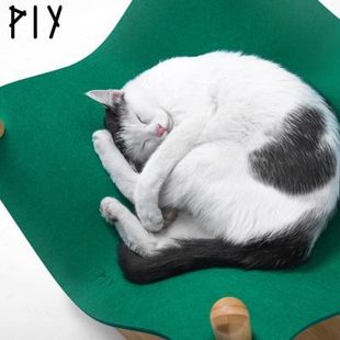 通用易清理猫爬架可拆洗用品猫架子吊床大号 PIY毡毡包猫窝四季