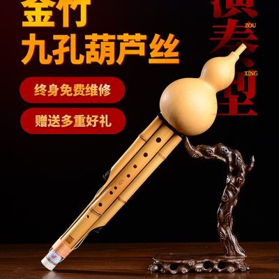 金竹九孔葫芦丝专业演奏型降b调c调小d调g调f调滇南古韵成人乐器