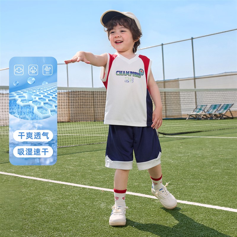 男童套装运动夏季宝宝短袖上衣小童短裤新款婴儿T恤夏装儿童童装