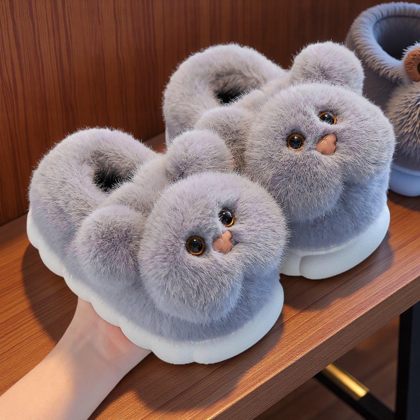 儿童棉拖鞋秋冬加厚室内包跟防滑软底保暖鞋家用小童卡通加绒棉鞋,居家日用,保暖鞋,淘宝优惠券,粉丝福利购,淘宝优惠卷