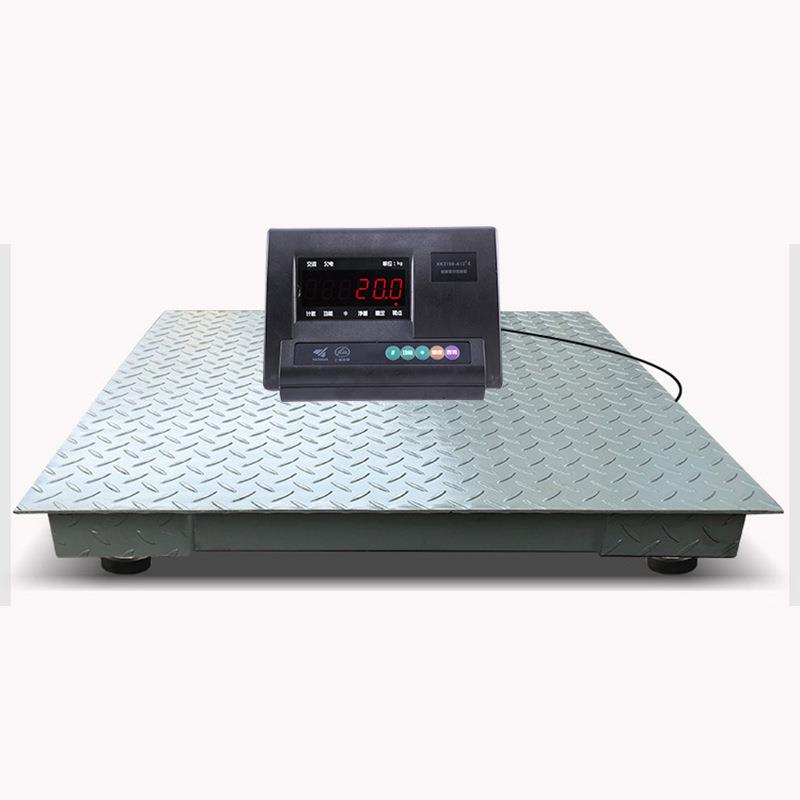 电子地磅秤1-吨工厂吨包称重地磅1.2*1.2m地称1000kg电子平台秤