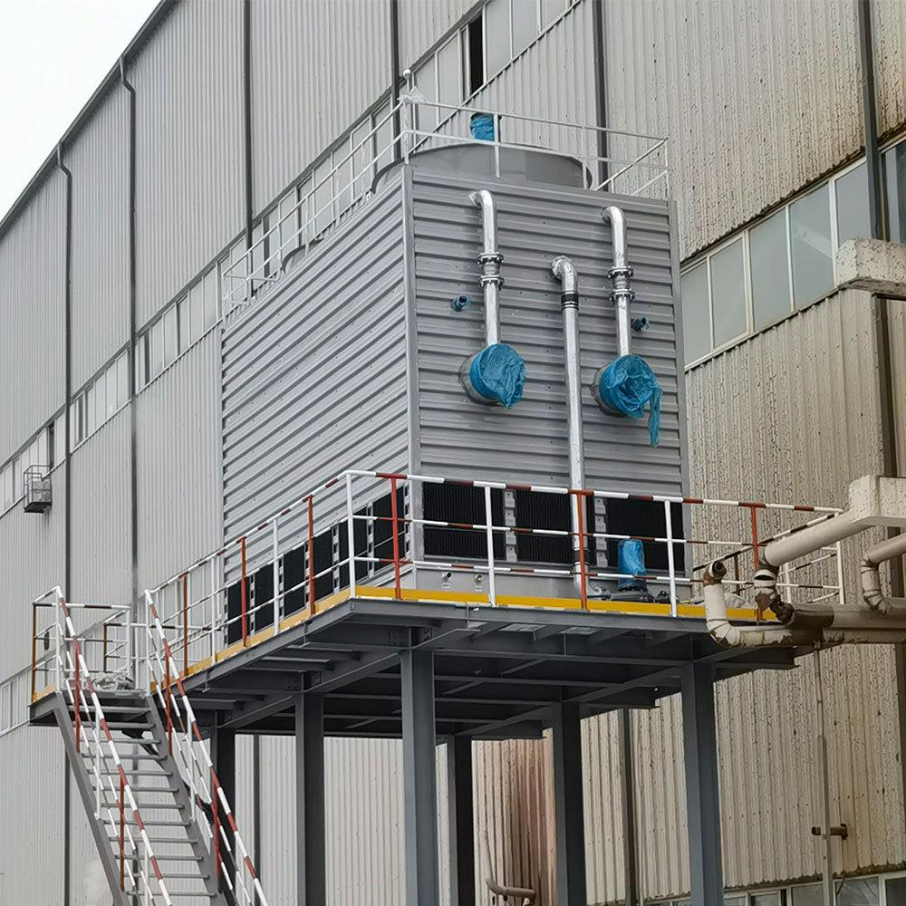 闭式冷却塔冷水塔工业方形横流逆流封闭式不锈钢凉水塔昊峰冷却塔