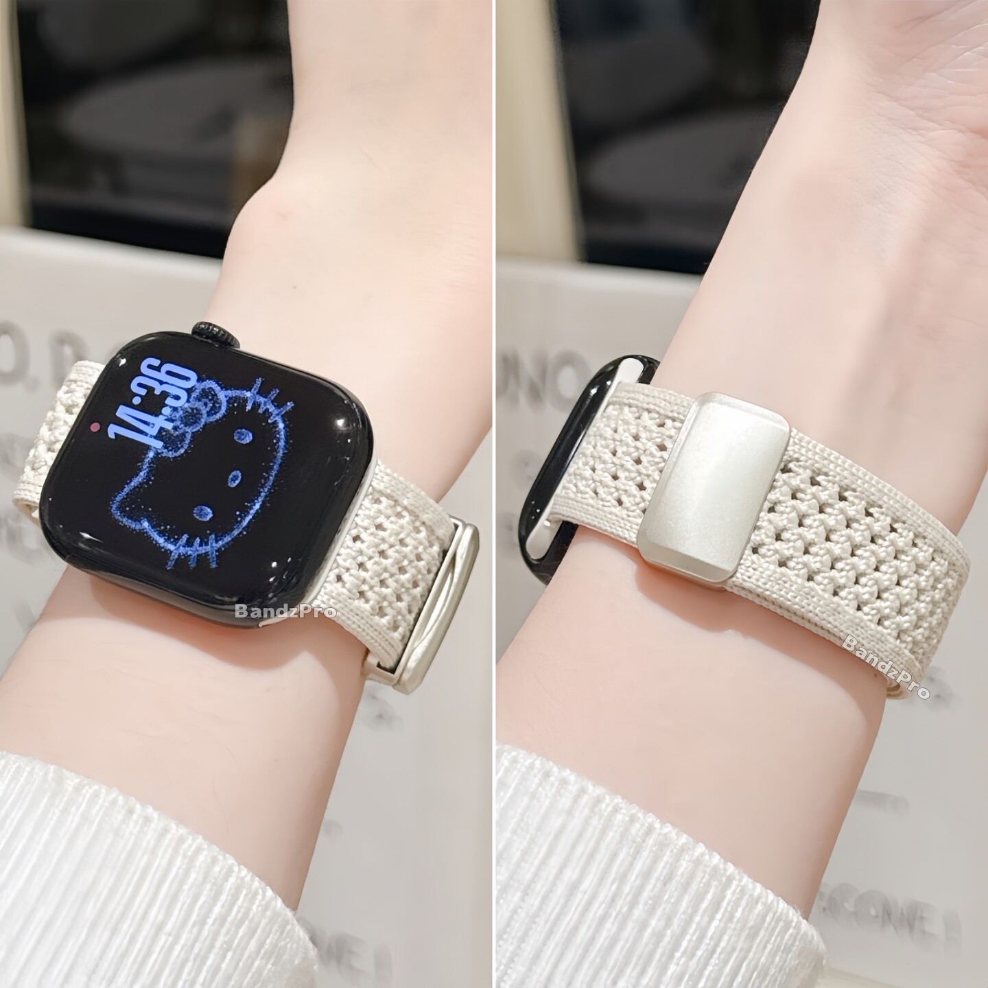 【春夏款】适用iwatch11表带苹果手表带S10磁吸扣针织尼龙applewatch9代透气运动SE3亲肤腕带8男女ultra质感