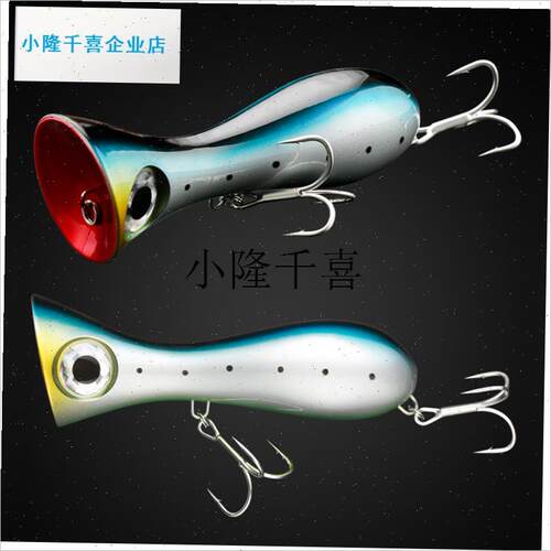 95mm31g浮水波爬路亚饵水面饵渔塑料鱼具大嘴波帕波Z爬鱼饵假饵l