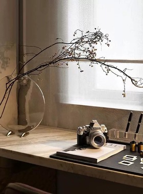 简约现代样板间书房摆件售