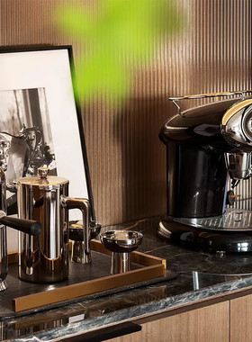 现代样板间售楼处厨房咖啡