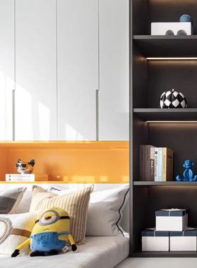 样板间儿童房空软装摆件男