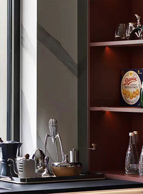 简约现代样板间厨房餐边柜