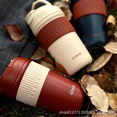 CAKA茶卡陶瓷内胆保温杯女士咖啡