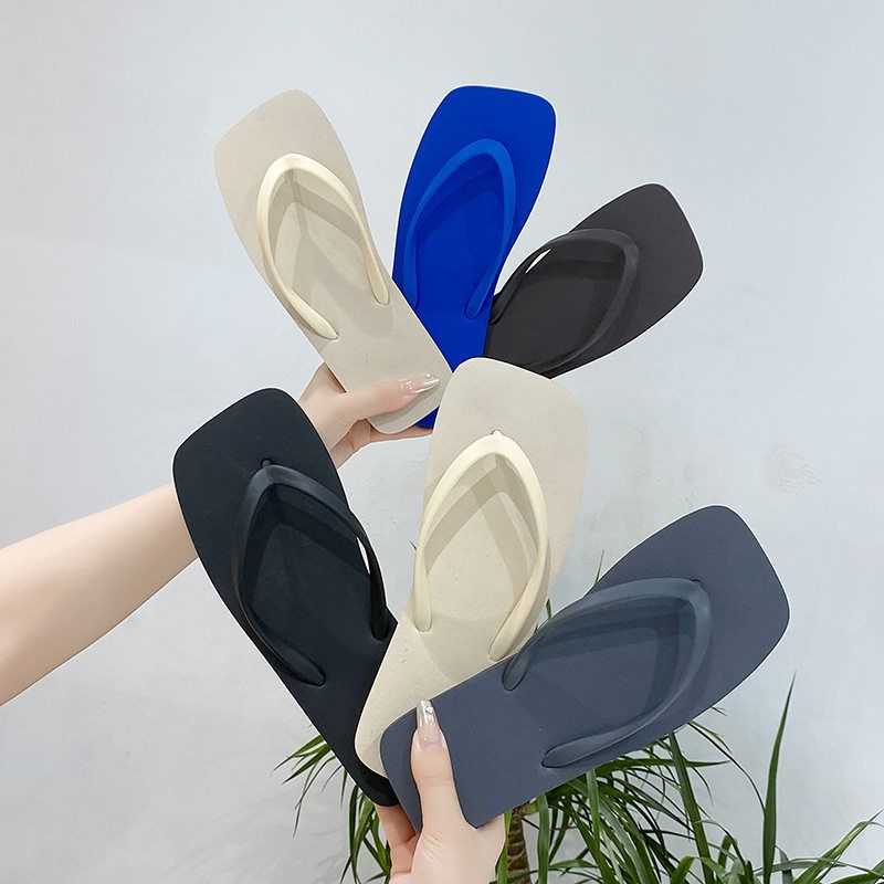 人字拖女夏情侣夹脚趾平底海边