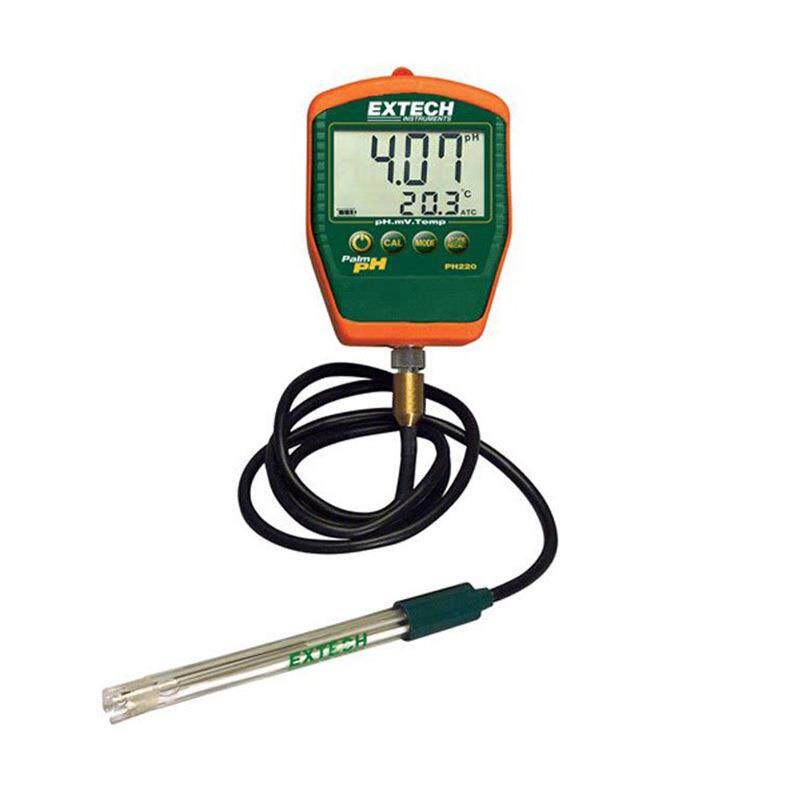 Extech PH220-C便携式防水pH计 带温度显示