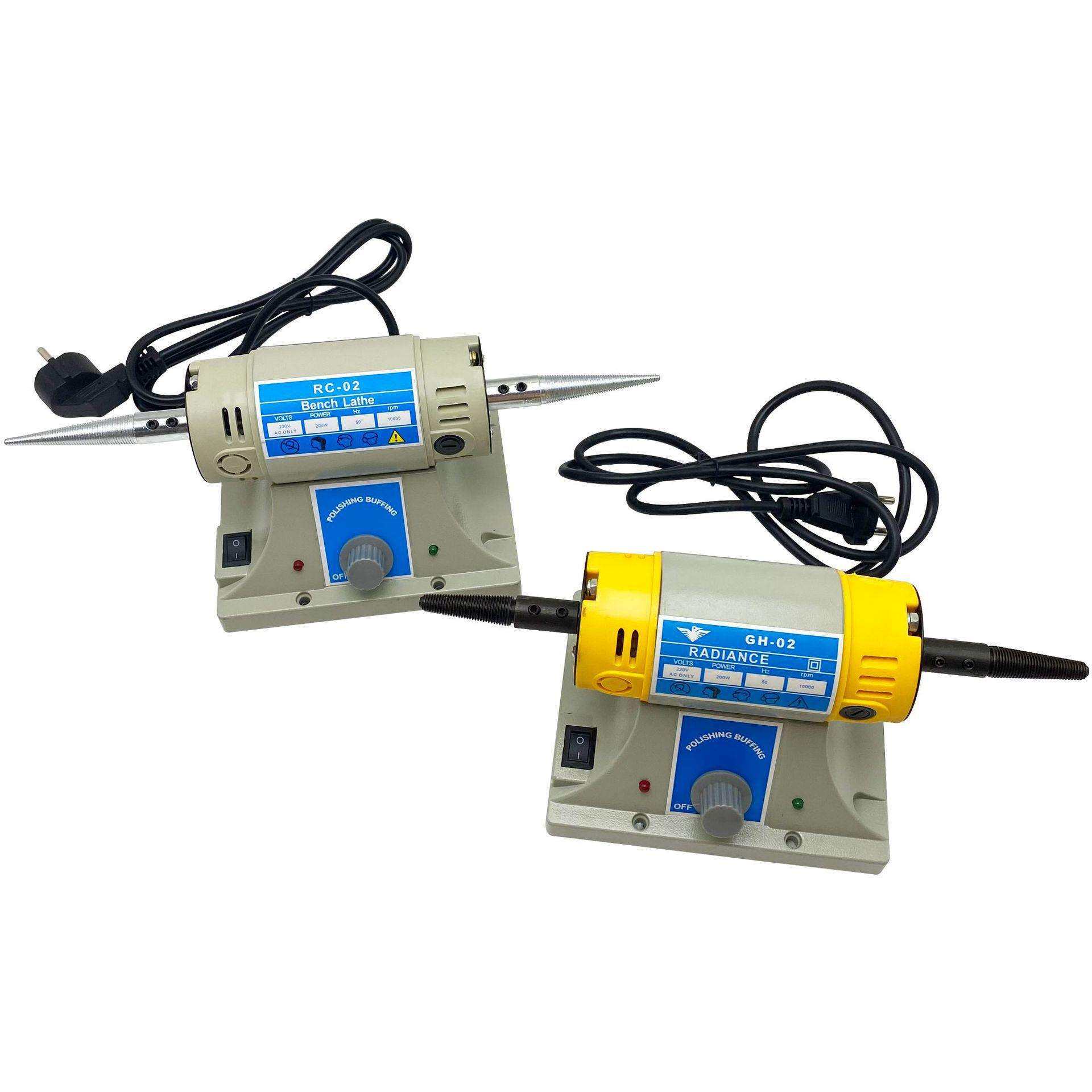 tm-2欧式双头尖台式抛磨机布轮机台磨机打磨抛光微型台式除锈机器