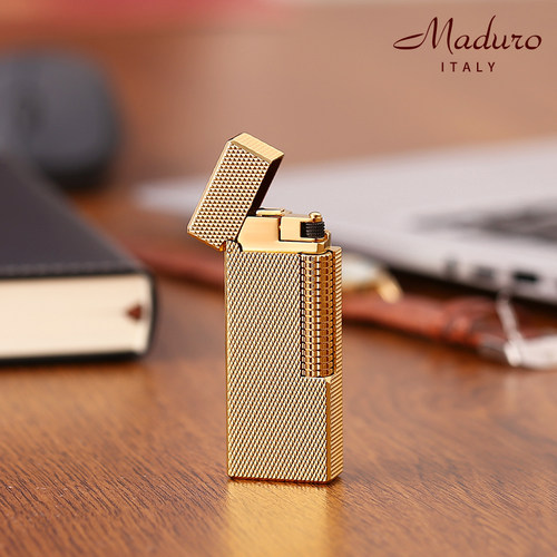 玛杜罗充气型小窄机侧滑打火机