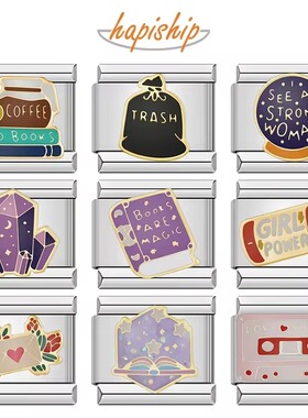 Hapiship意大利模块手链DIY搭配拼接弹力链饰品闺蜜情侣女生礼物