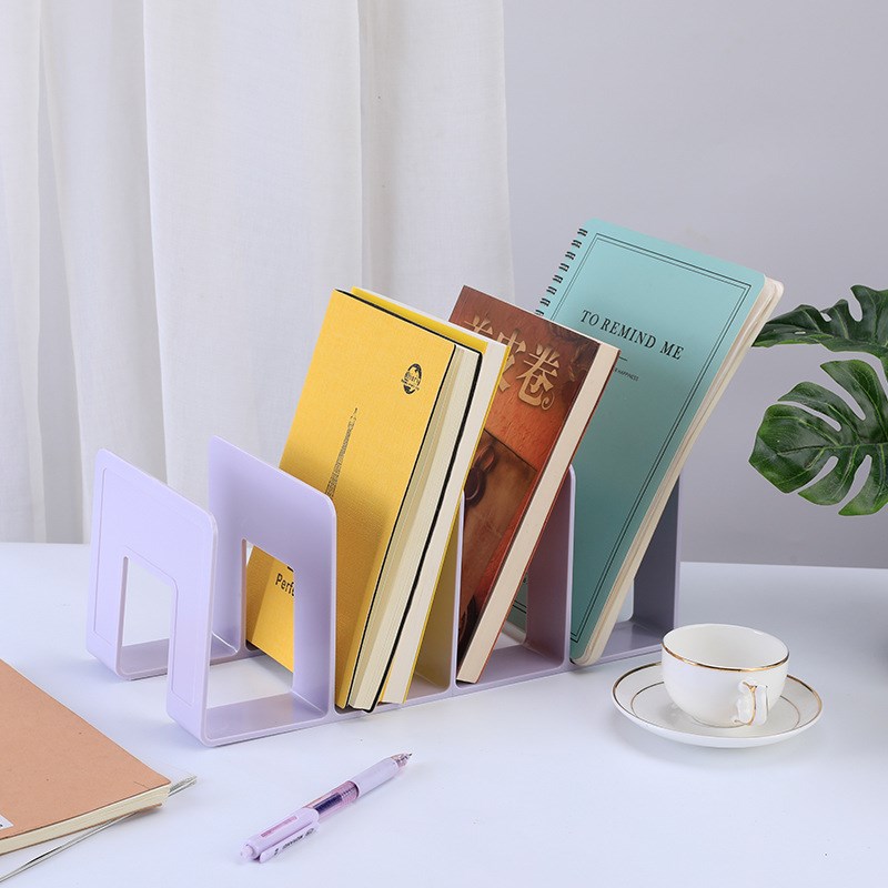 亚克力书立架宿舍多层收纳架简约办公置物挡板学生桌面创意书架