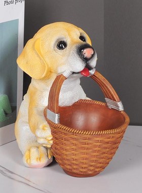 狗狗收纳摆件创意家居装饰品客厅玄关鞋柜放钥匙门口茶几简约家用