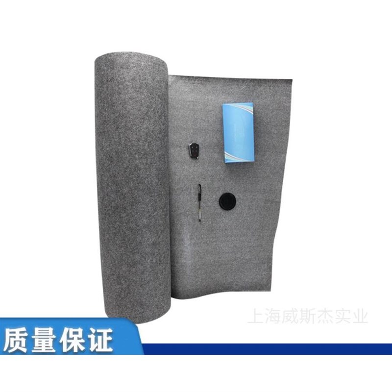 订制非标固定式吸油防滑垫吸液吸附棉防滴漏N泄露垫毡背胶固定地