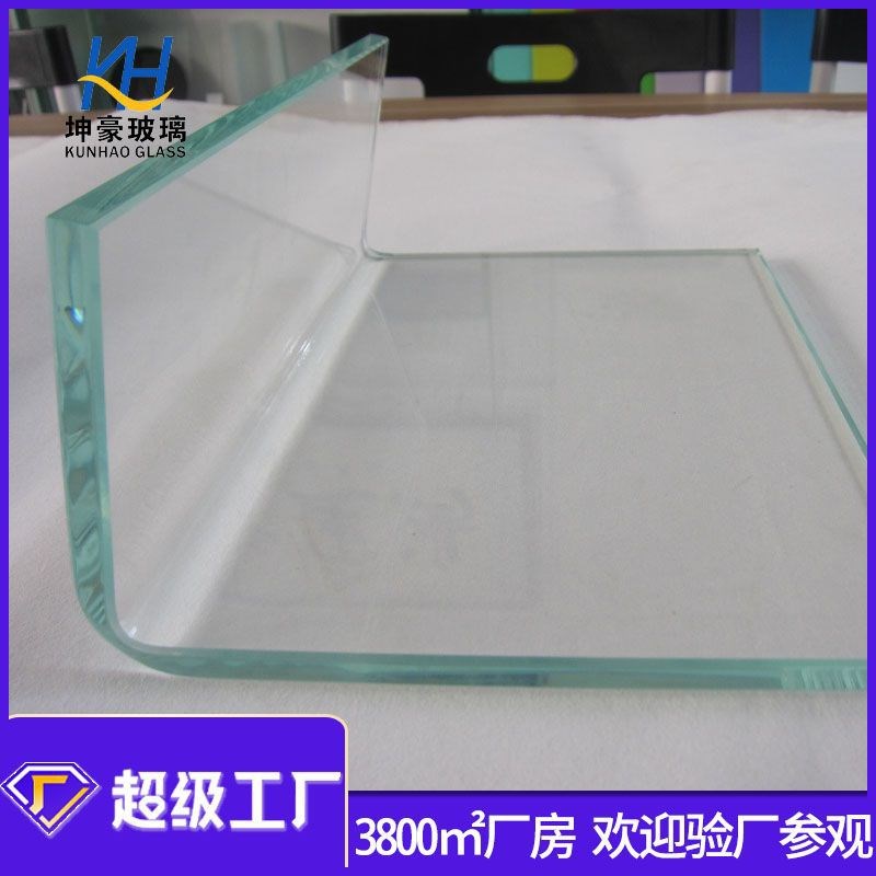 热弯玻璃加工厂定制10mrm超白热弯玻璃12mm超白热弯玻璃弧度可定