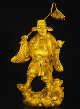 猪八戒摆件天蓬元帅九齿钉耙二师兄猪悟能佛像居家店铺供奉吉祥物