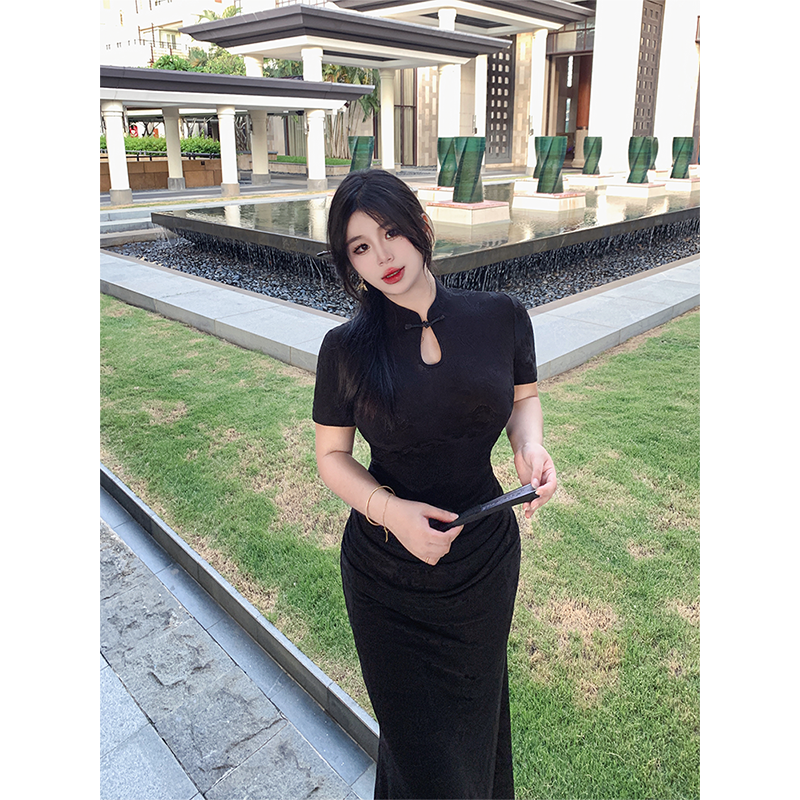 B-babes新中式鱼尾裙旗袍