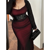 腰封 babes 微胖欧美质感百搭背带腰封松紧收腰显瘦可调节