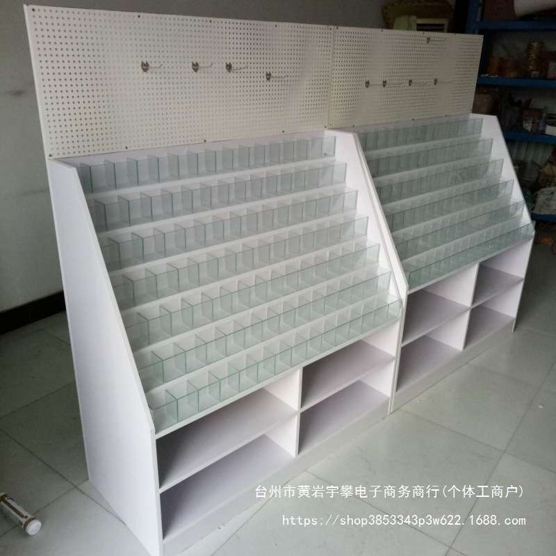 木质中岛笔架展示柜 文具店货架展柜 笔柜货架 超市货架其他