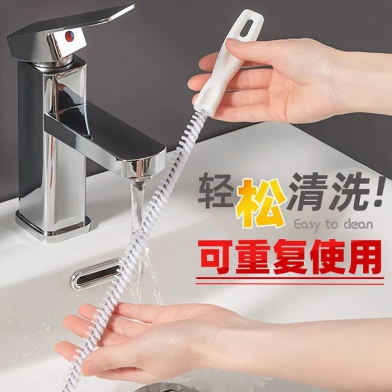 家用旋转取物抓取清理下水道管道疏通神器马桶地漏堵塞专用工具
