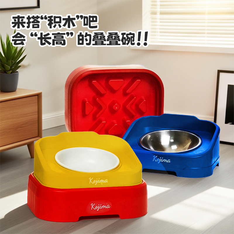 咖家狗碗不锈钢狗盆DIY慢食碗