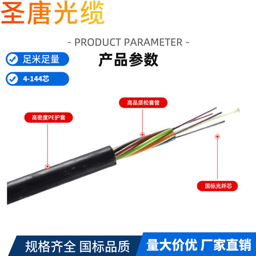 国标阻燃光缆适用：管道架空