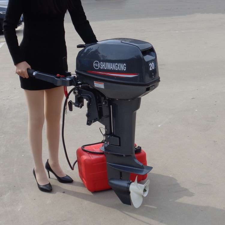 20HP汽油船用挂桨机水冷快艇用艇尾机渔船木船塑料船铁皮船船挂机