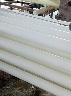 。尼龙棒 塑g料棒白材 PA6尼龙棒料 耐磨棒 圆棒 韧性棒材 米黄色