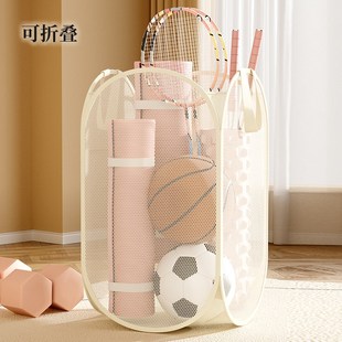 篮球收纳架家用球类玩具整理神y器室内儿童运动器材桶摆放置物架