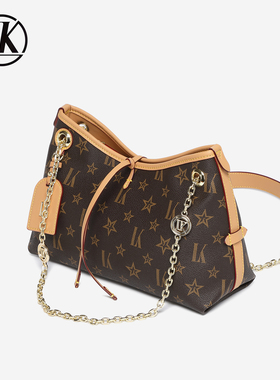 LK轻奢腋下包包2026新款超火女士高级感链条包通勤单肩hobo托特包