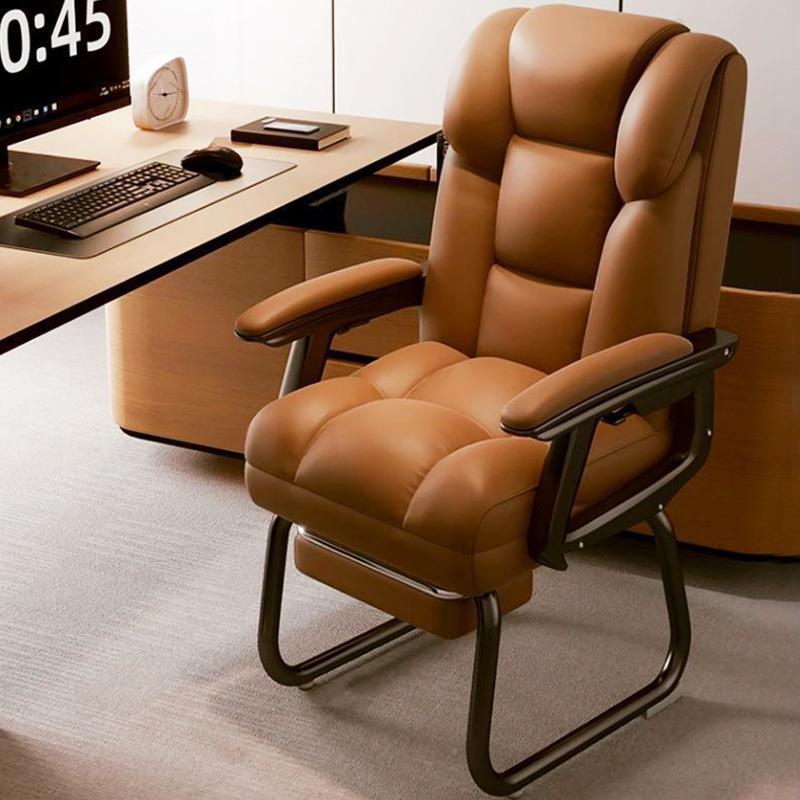 境办公可椅坐不累电脑椅P久U皮调节舒适老板椅咨询书跨房家用椅子