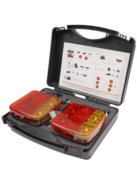 20ED无线方形黄罩壳拖车卡车尾灯红12-24v宽压tLer-01ilrlight